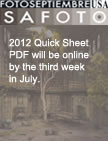 2011 Fotoseptiembre USA Quick Sheet